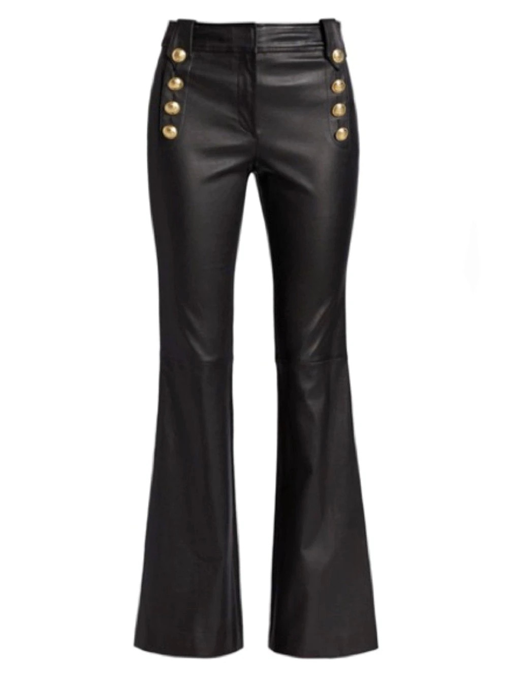 Derek Lam Faux Leather Pants Chocolate Brown Size 2